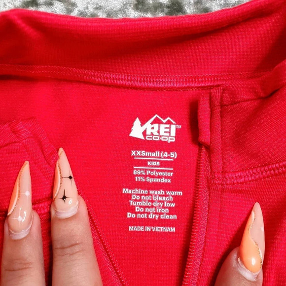Rei Co-Op Pink 1/4 Zip Thermal Pink Top Size: XXSmall - Picture 2 of 4